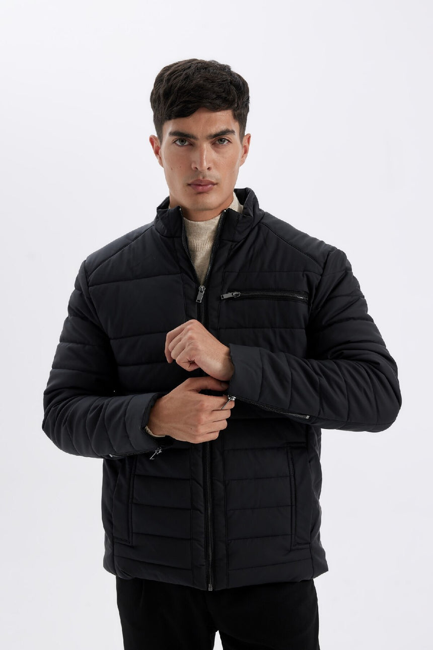 Defacto Erkek Pu Mont X4014Az - Siyah