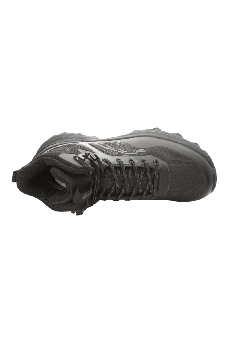 Sporline Lumberjack Mendel HI siyah erkek outdoor botu, dayanıklı bağcıklı tasarım ve yüksek bilek yapısı.