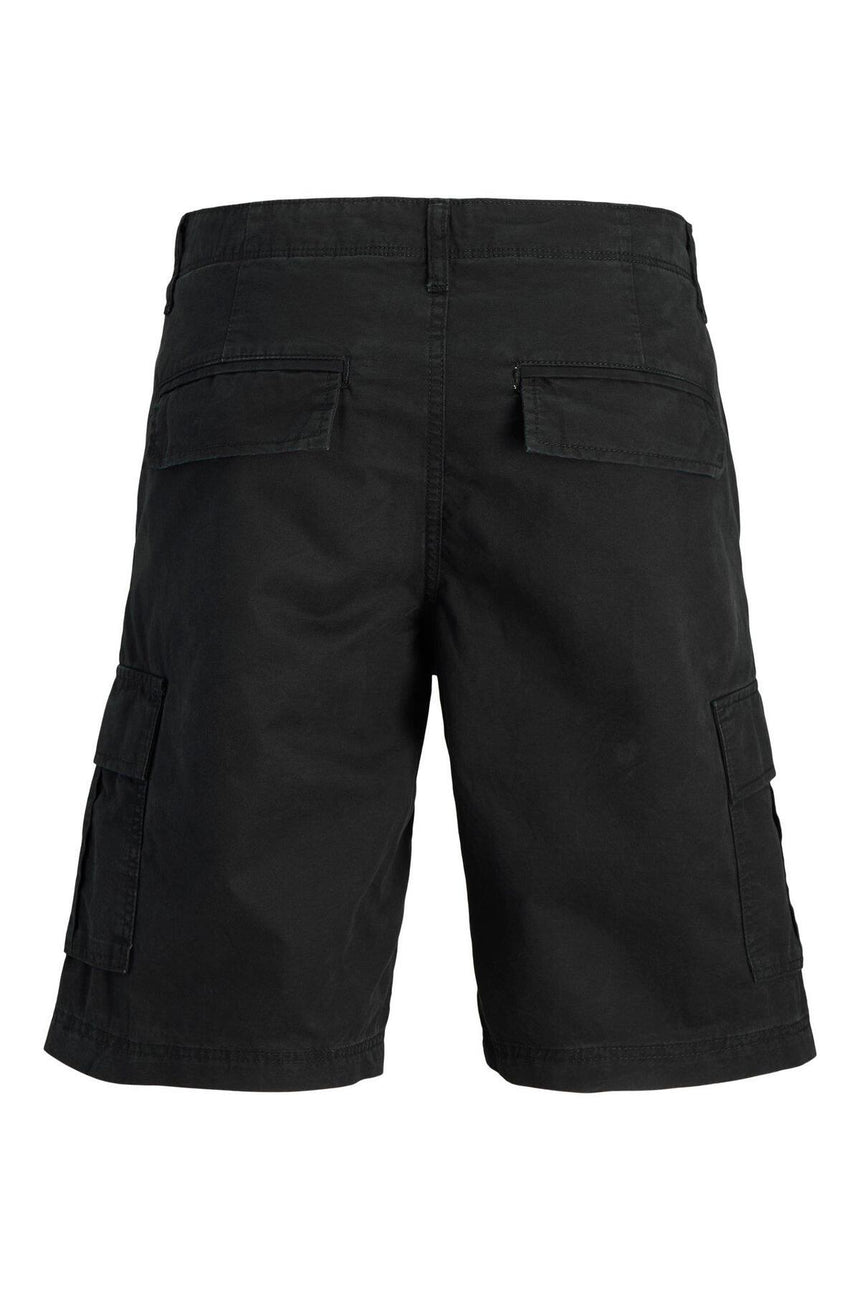 JACK&JONES JPSTCOLE MATEO CARGO SHORT MID SN 12274389 - Siyah