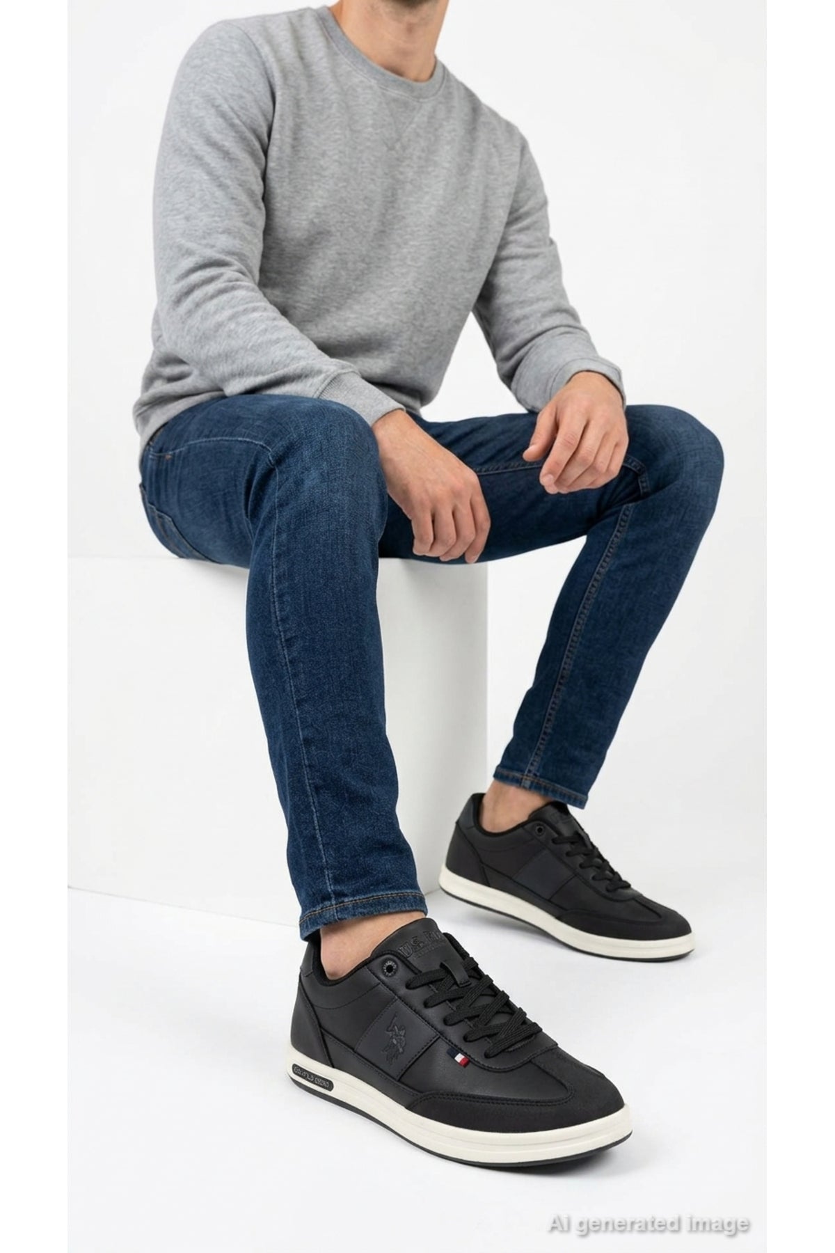 U.S. Polo Assn. Karen Erkek Sneaker - Siyah