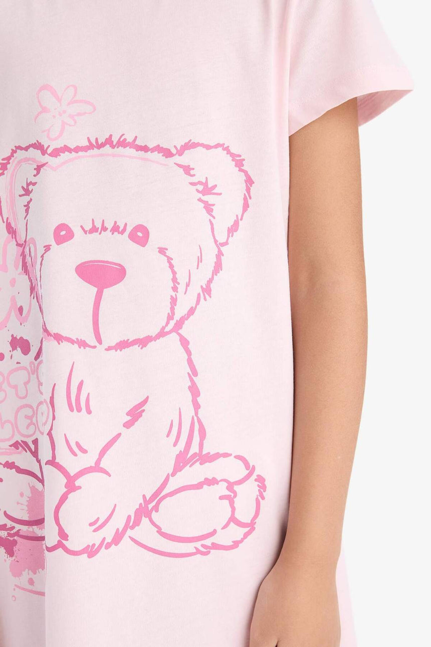 Defacto Çocuk Dress E6229A8 - Açık Pembe