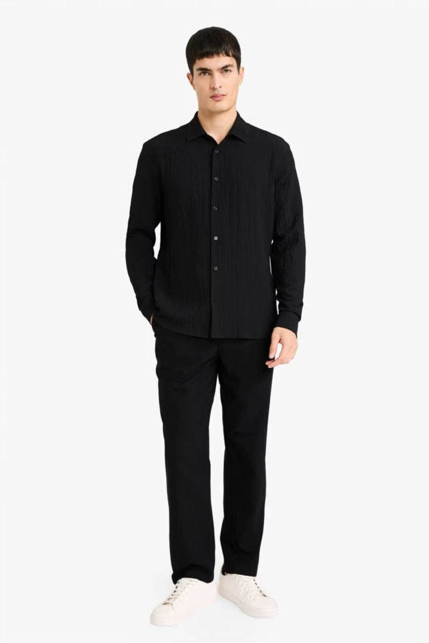Defacto Erkek Woven Top D7246AX - Siyah