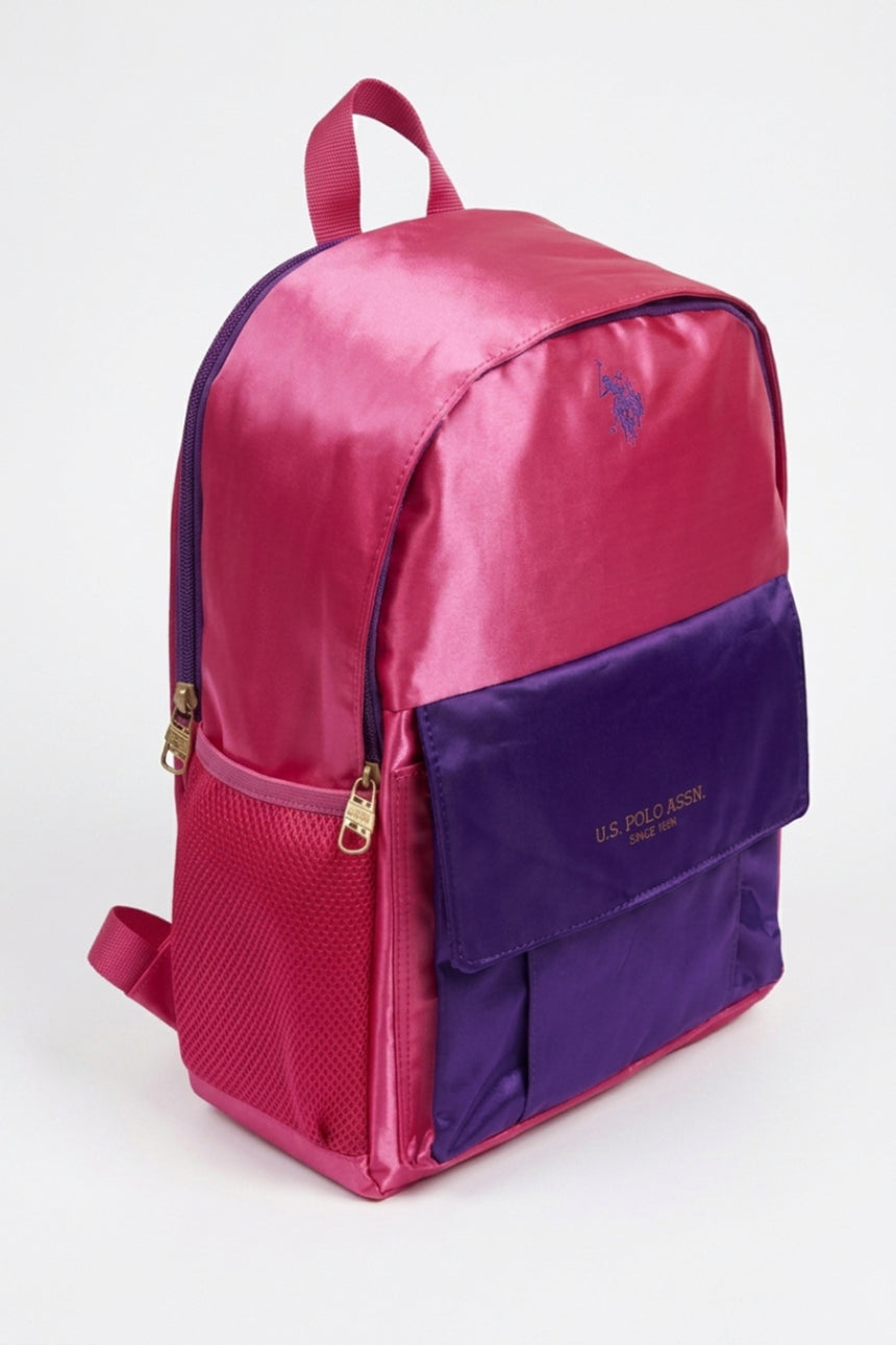 U.S. Polo Assn. Kız Çocuk Sırt Çantası 26104 - Mor / Pembe