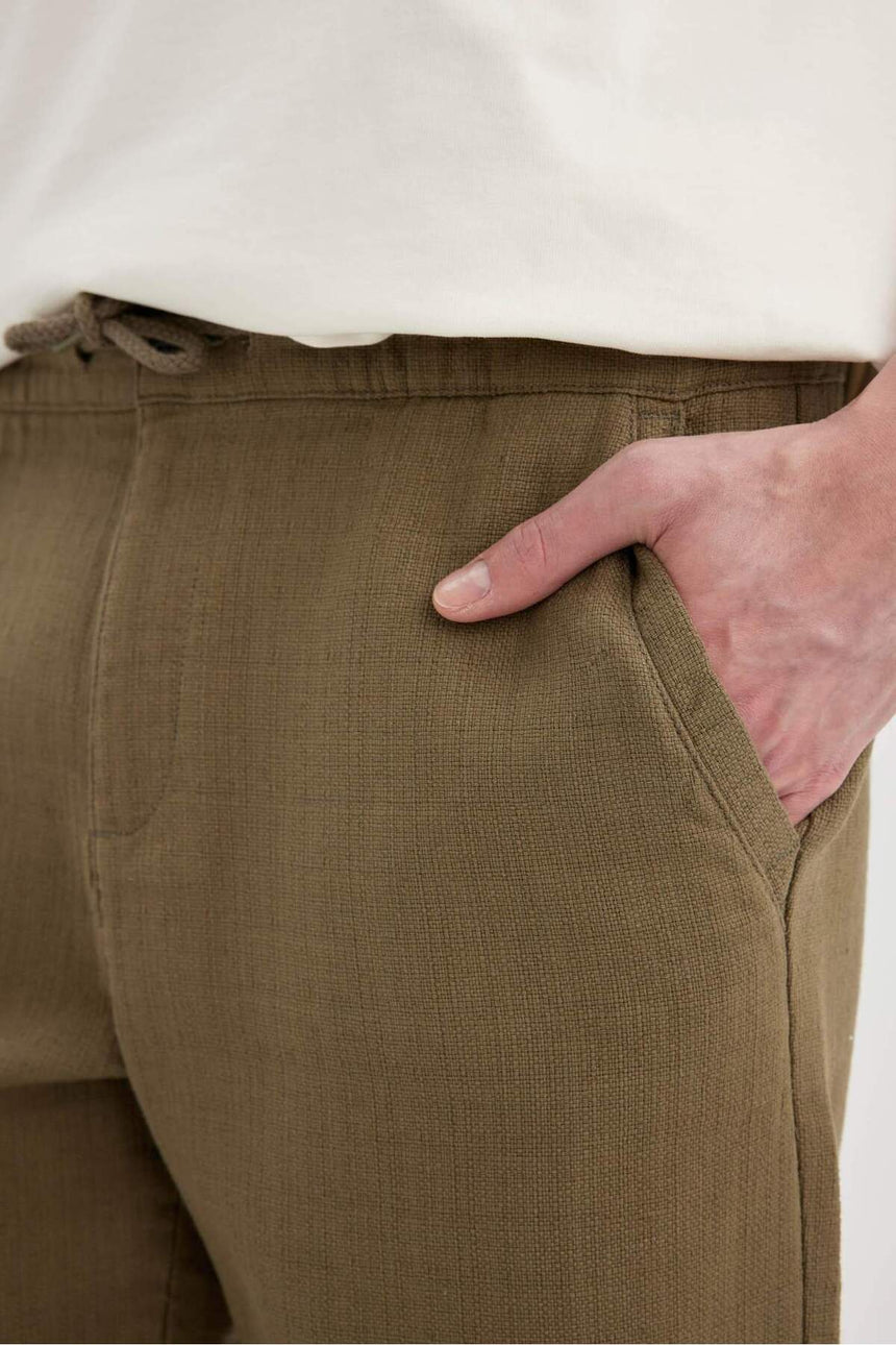 DeFacto B4138AX Erkek Pantolon - Kahverengi
