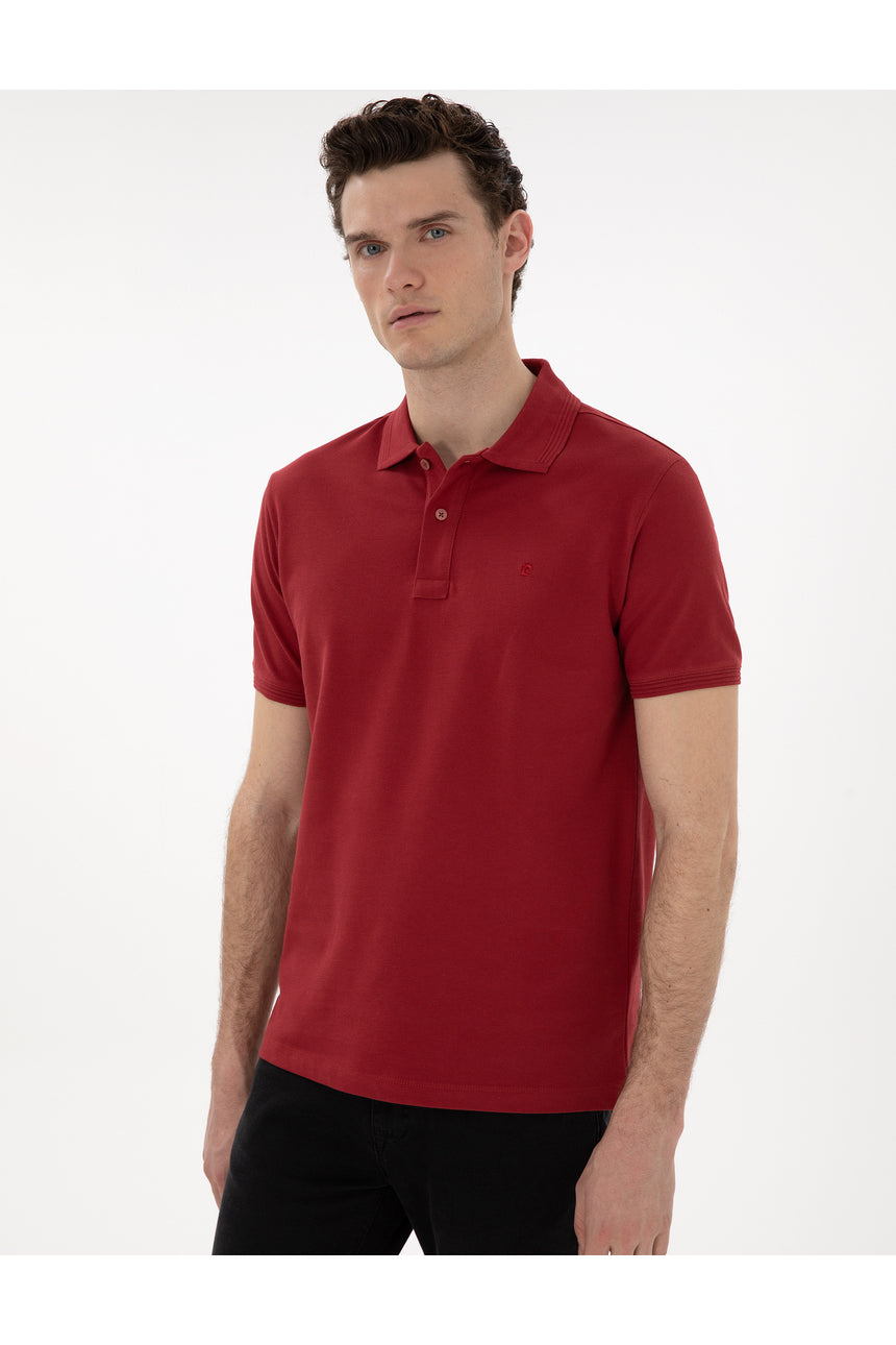 Pierre Cardin 2131539 Erkek Polo Yaka T-Shirt - Kırmızı