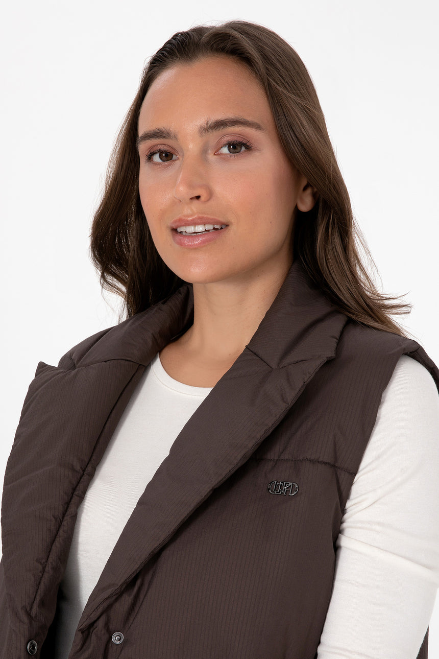 U.S. Polo Assn. Kadın Yelek 2236811 - Koyu Kahverengi