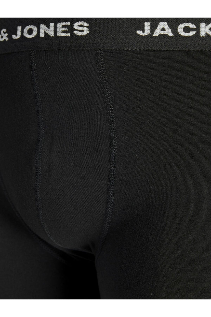 JACK&JONES JACBASIC TRUNKS 7 PACK NOOS PLS 12268845 - Siyah