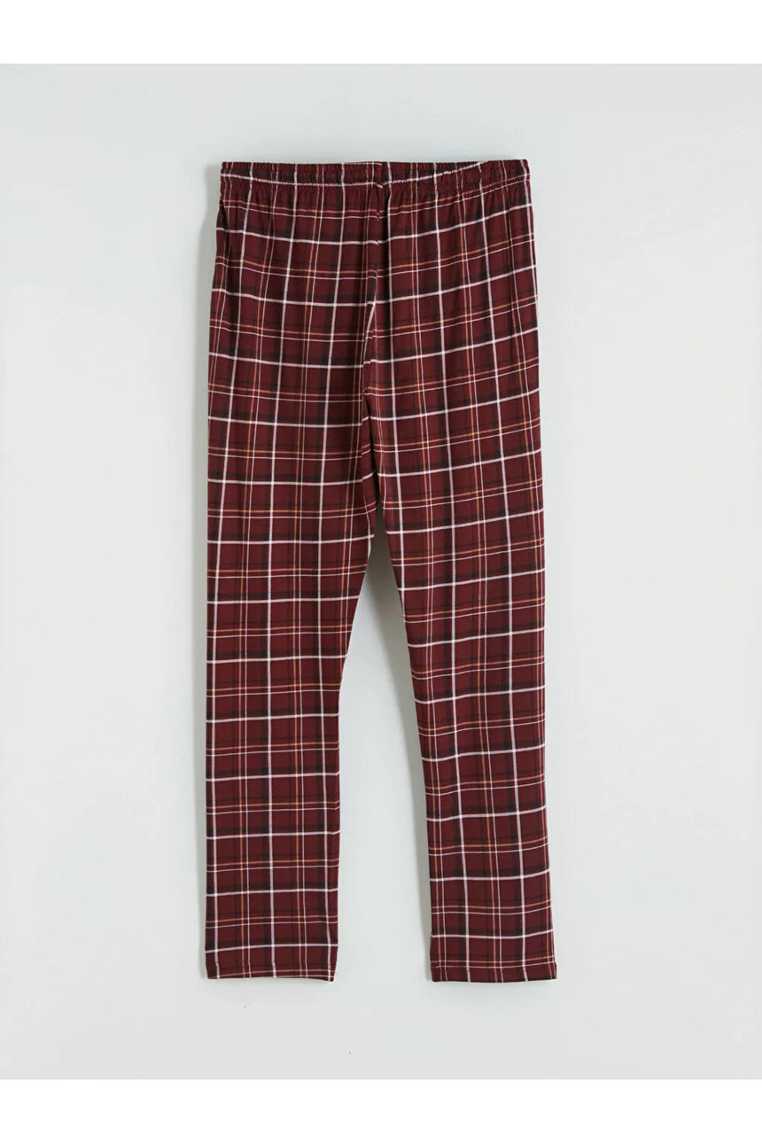 LC Waikiki Erkek Pijama Altı S6F038F8 - Bordo
