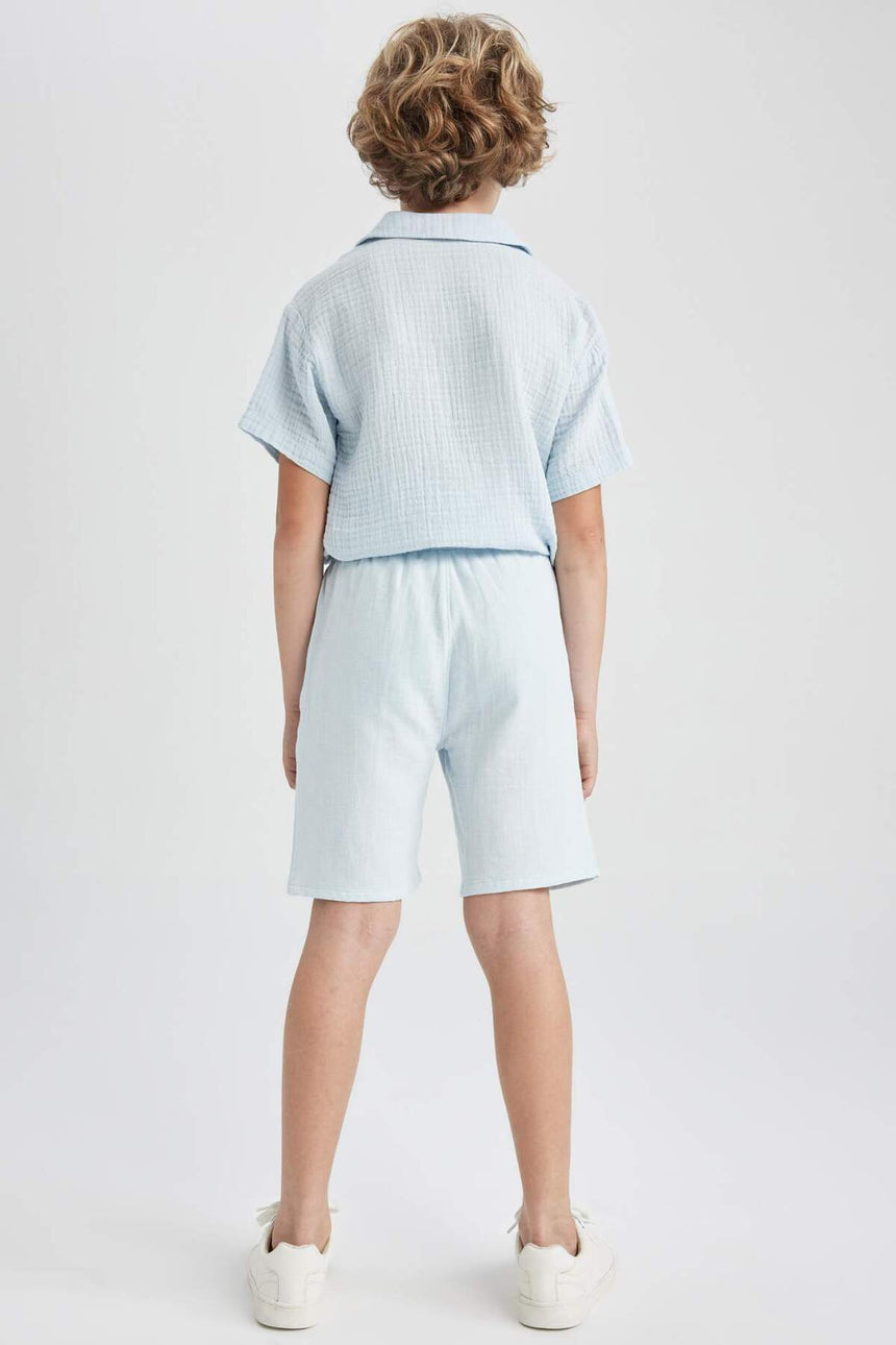 Defacto Boy Short Z5370A6 - Açık Mavi