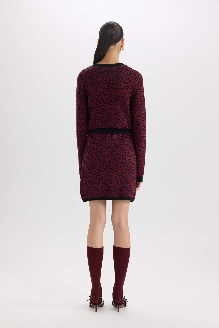 Defacto Kadın Cardigan D8510AX - Bordo