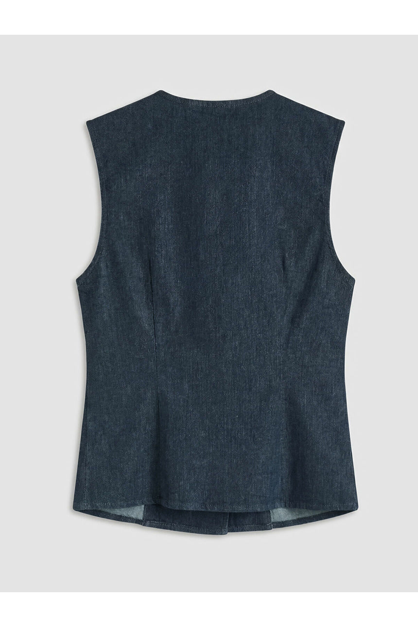 LCW KADIN S6NF48B8 YLK,AVERS-SET-VEST - Koyu Mavi