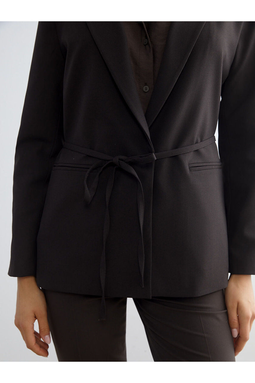 LC Waikiki Kadın Blazer Ceket W5JE62B8 - Kahverengi