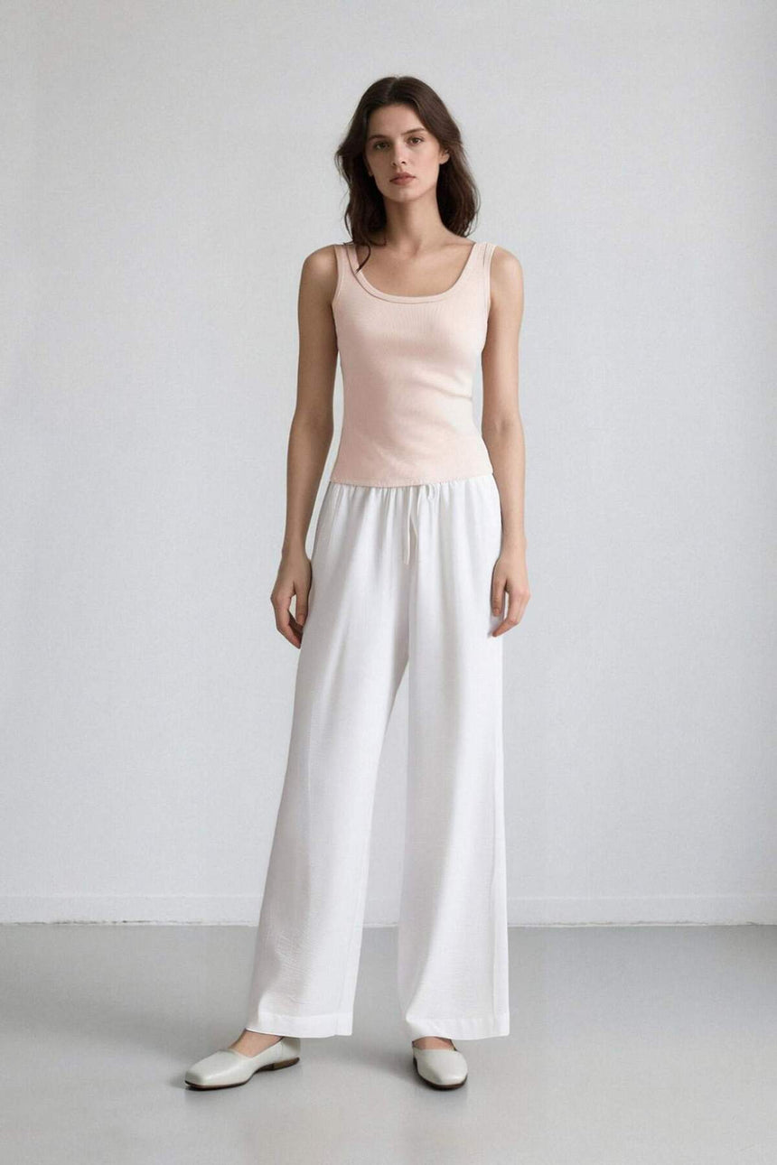Defacto Kadın Trousers F2662Ax - Beyaz
