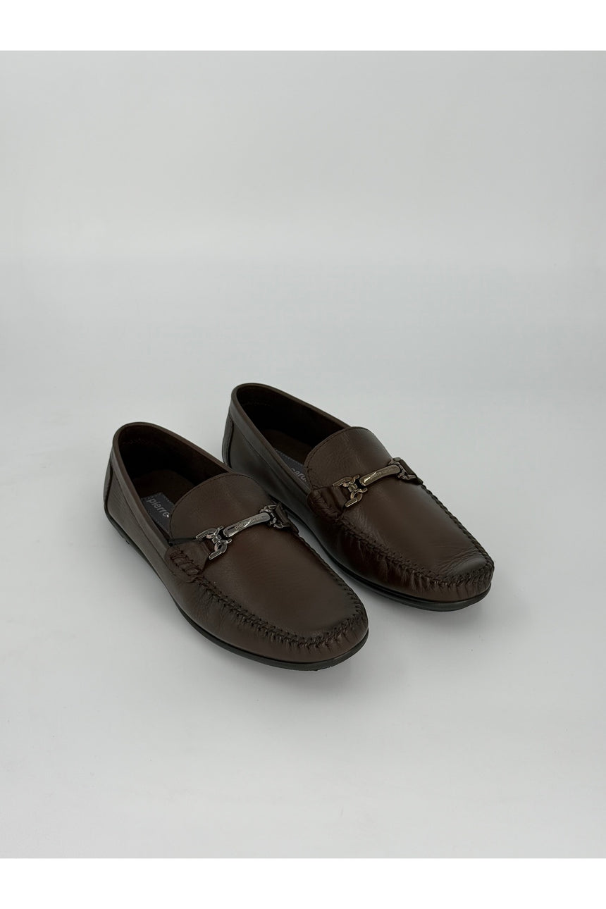 Pierre Cardin 90155 Erkek Loafer - Kahverengi