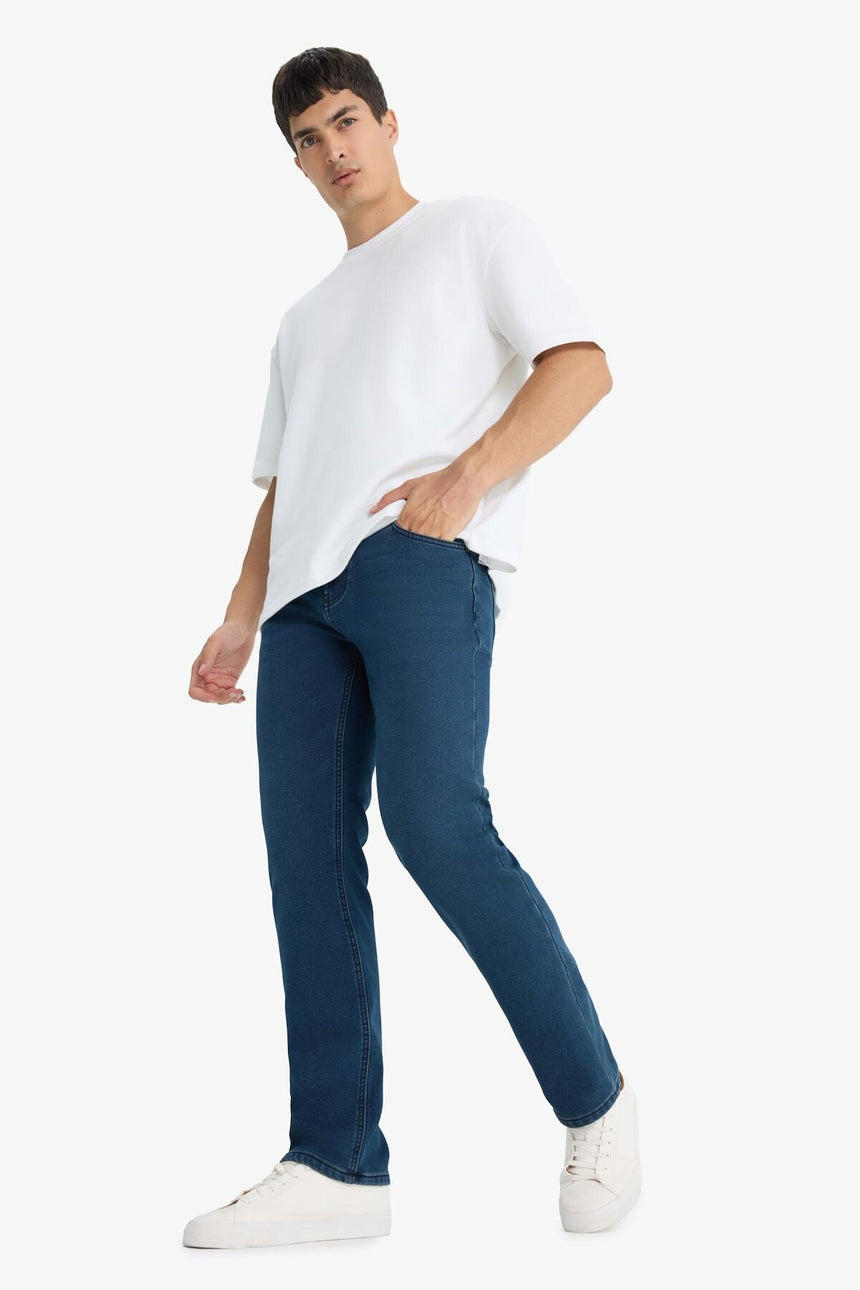 Defacto Erkek Trousers Y0369Az - Mavi/Siyah