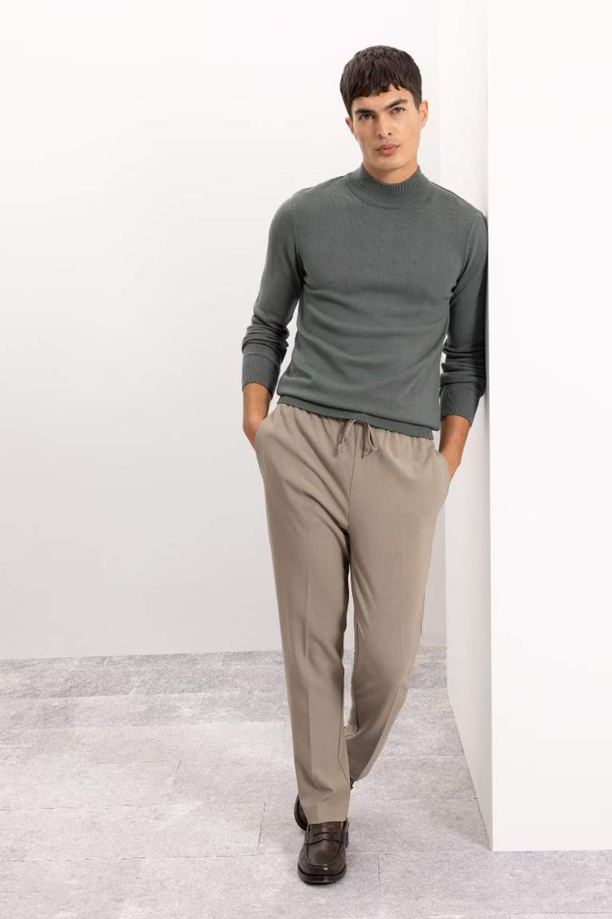 Defacto Erkek Pullover R1127Az - Koyu Haki
