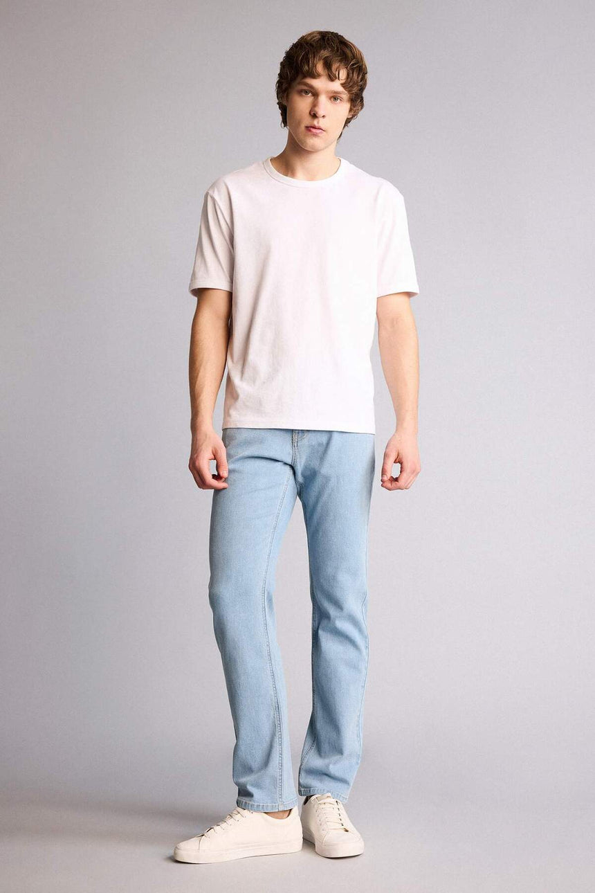 DeFacto E7268AX Erkek Jean Pantolon - Açık Mavi