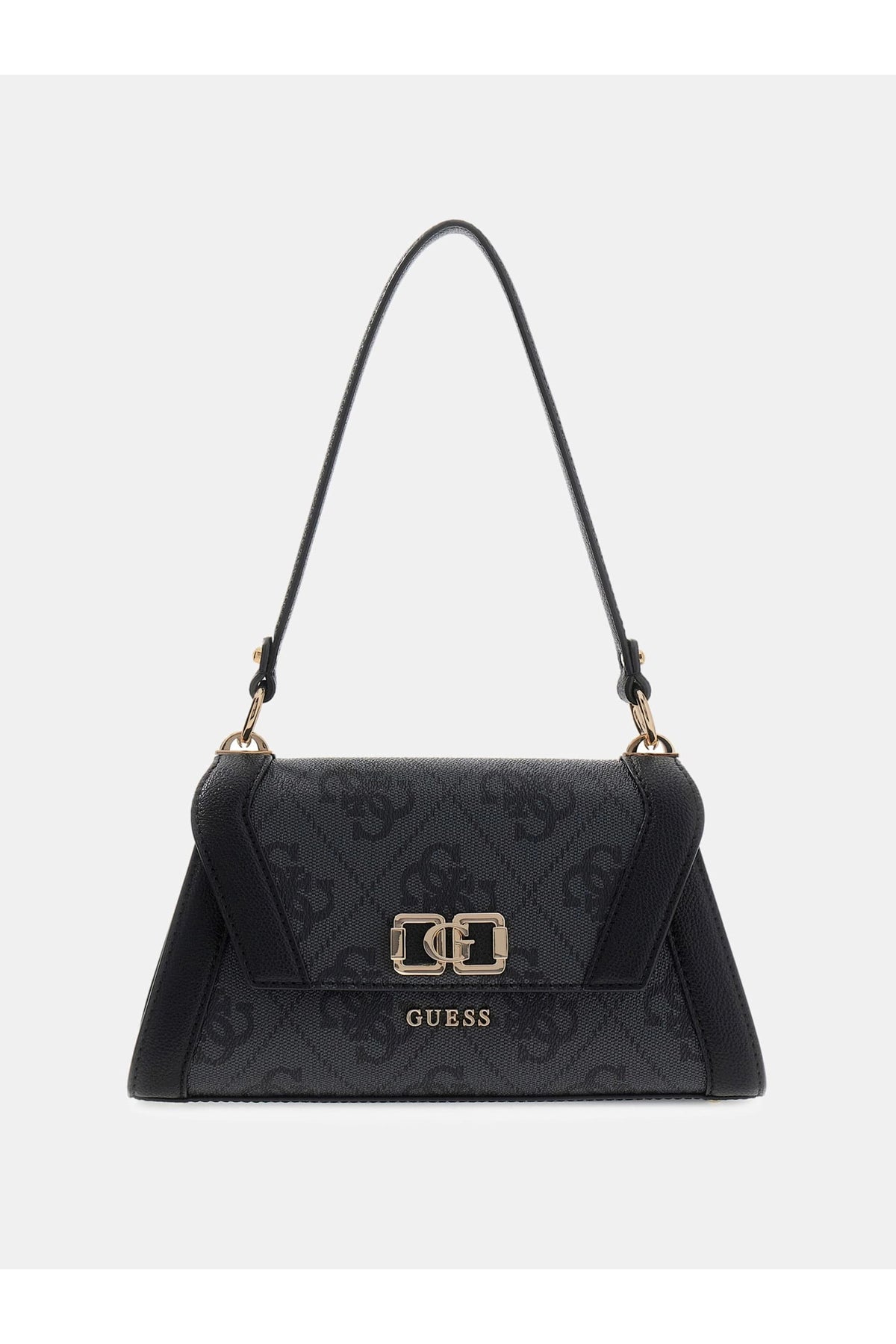 Guess Karnilla Logo Kadın El Çantası HWOS9901190 - Ekru / Krem