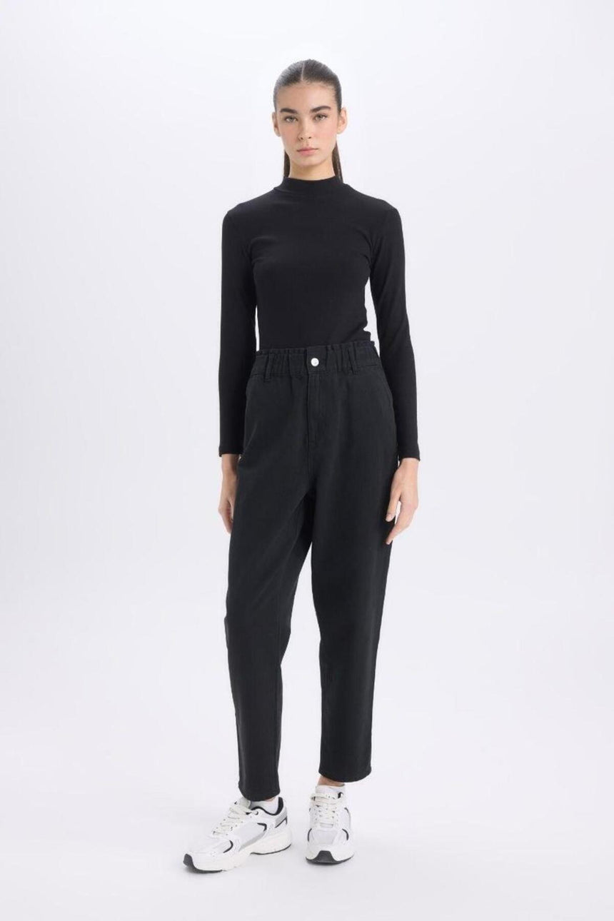 Defacto Kadın Trousers S2790Az - Siyah