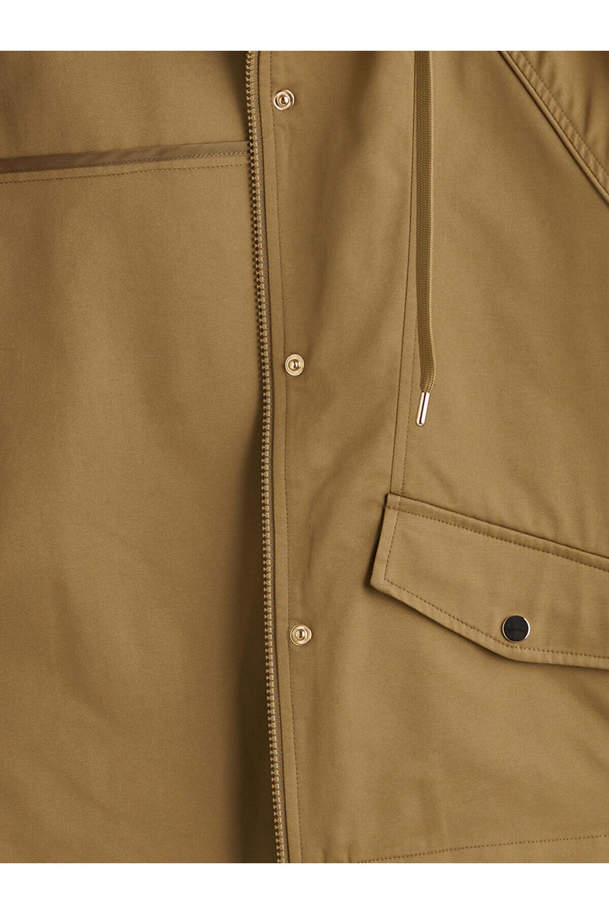 LC Waikiki Kadın Oversize Rüzgarlık W52595E8 - Koyu Yeşil