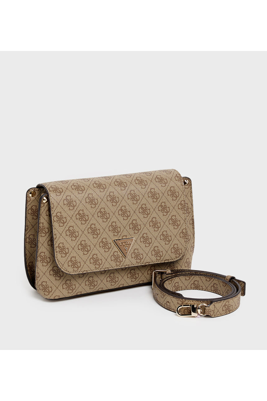 GUESS KADIN MERIDIAN II FLAP CRO HWSG6974200 - Açık Bej/ Kahverengi