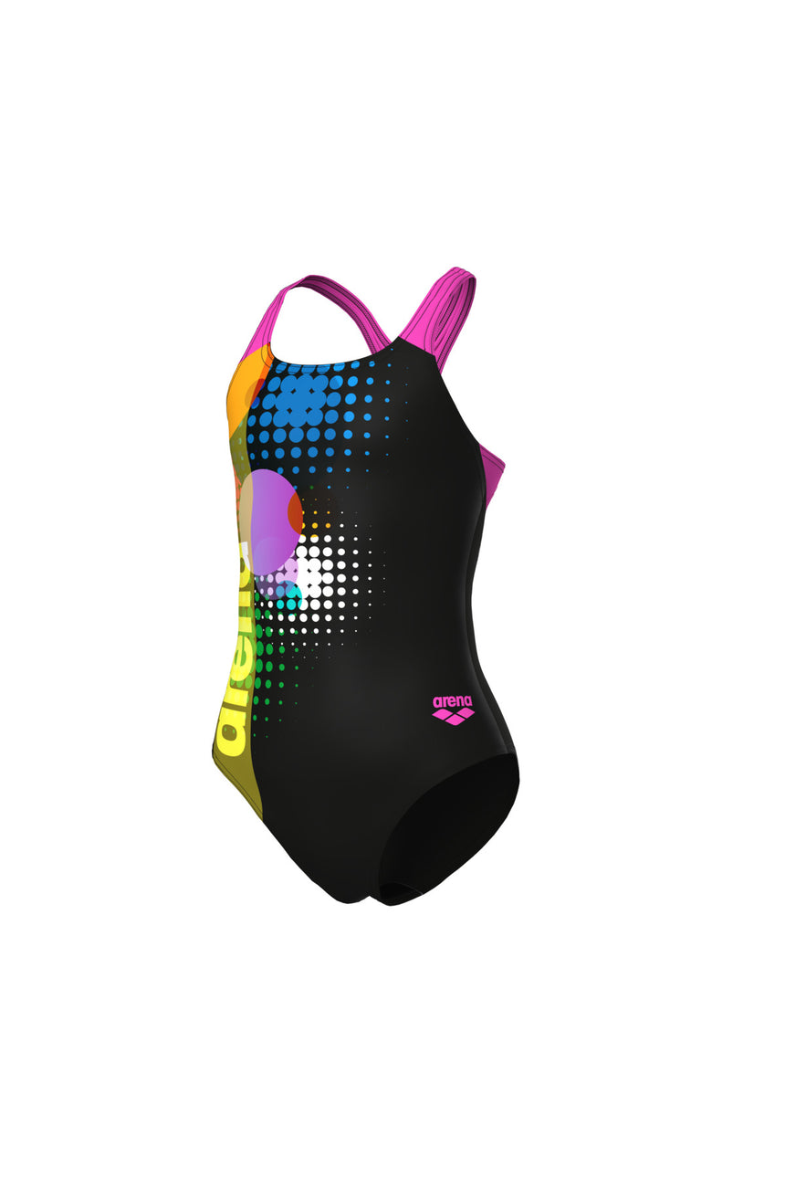 ARENA G ARENA DOTS SWIMSUIT SWIM PRO BACK 010745559 - Siyah/Pembe
