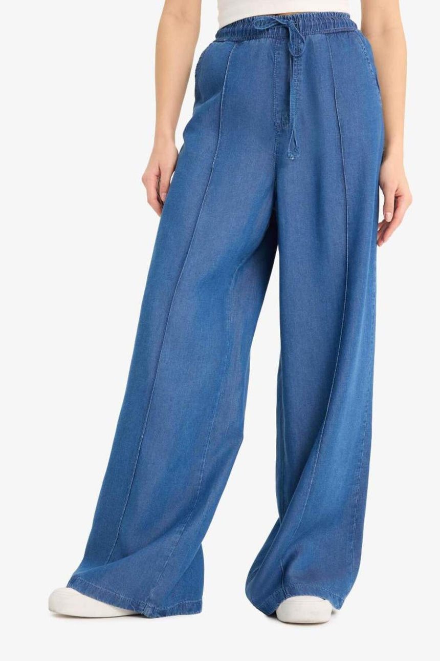 DeFacto Kadın Jean Pantolon D8243AX - Mavi