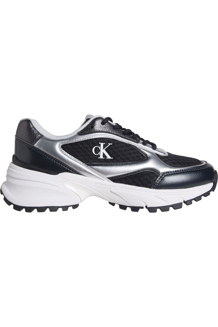 Calvin Klein Kadın HIKE RUNNER LACE UP MESH MIX MET YW0YW02063 - Gri