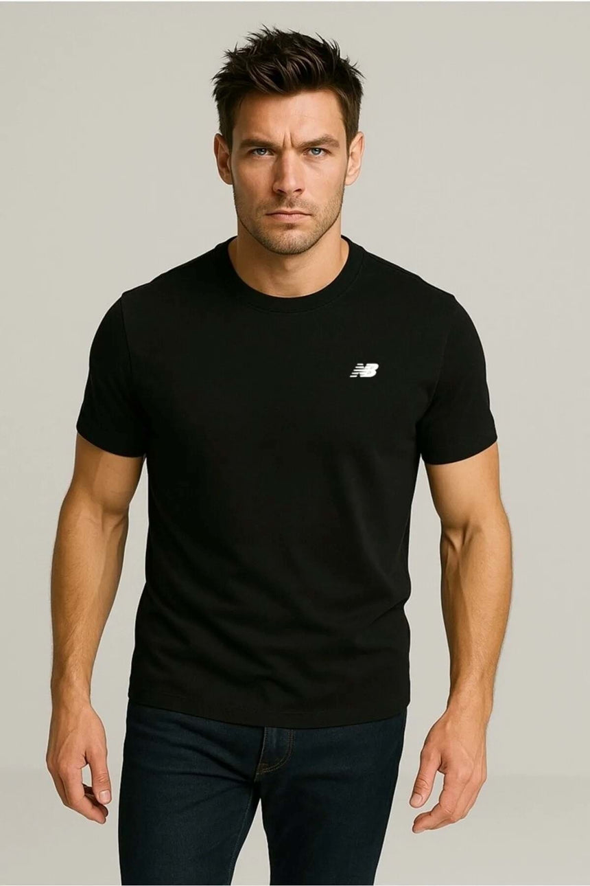NEW BALANCE ERKEK T-SHİRT MNT1537 - Lacivert