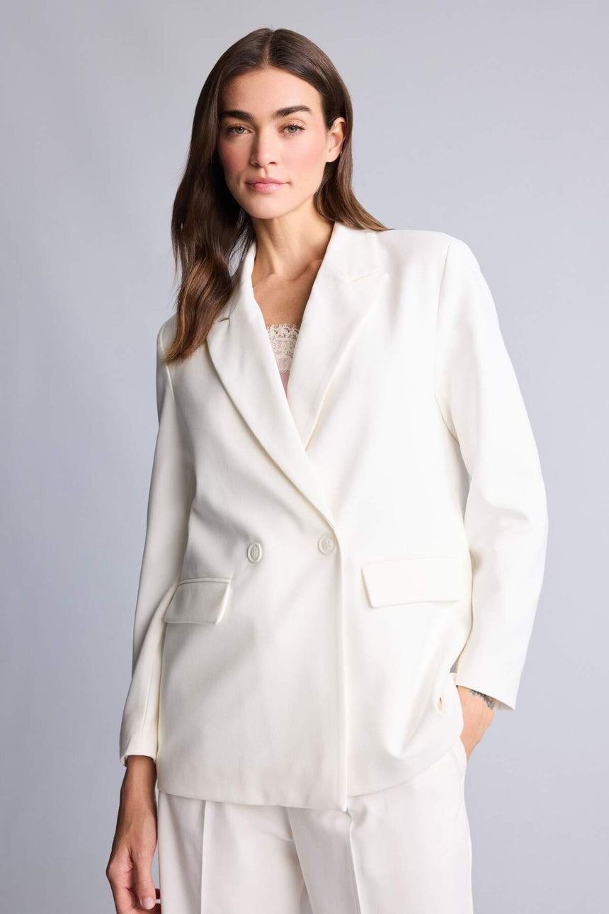 DeFacto E7732AX Kadın Blazer Ceket - Kırık Beyaz