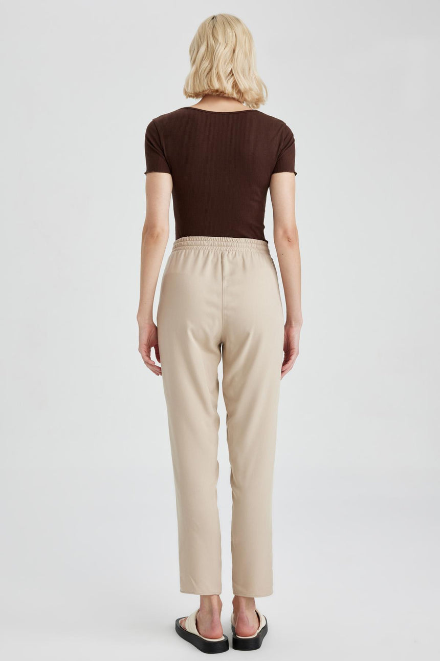 Defacto Kadın Trousers L3164Az - Kahverengi / Kum Beji