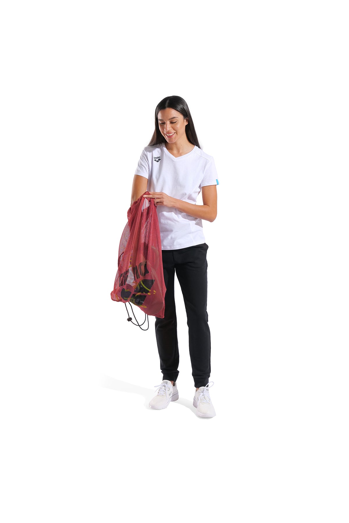 Arena One GO Mesh Bag Unisex Spor Çantası 010240700 - Kırmızı