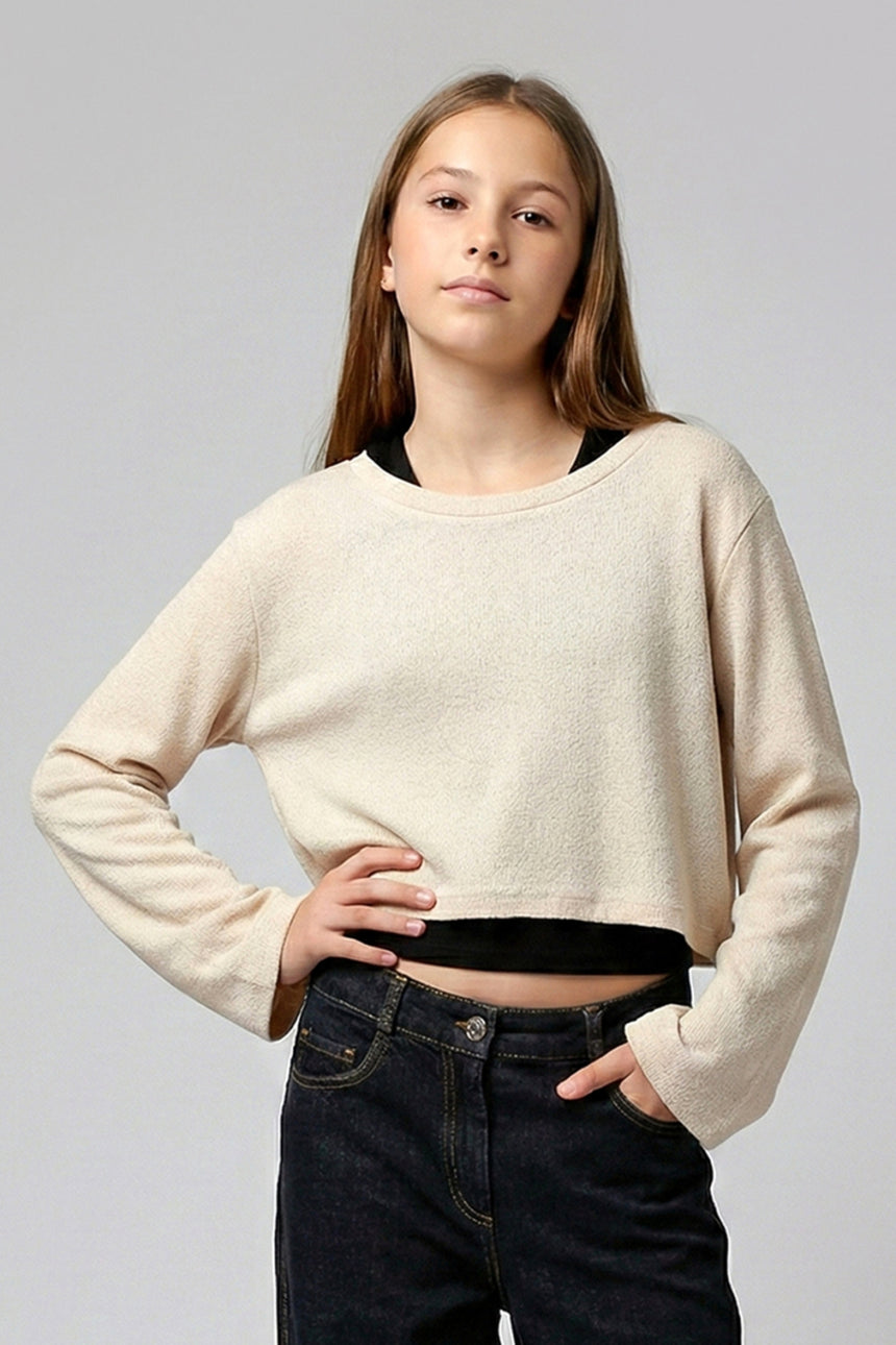 DMB 9-14 Kadın Sweatshirt - Füme