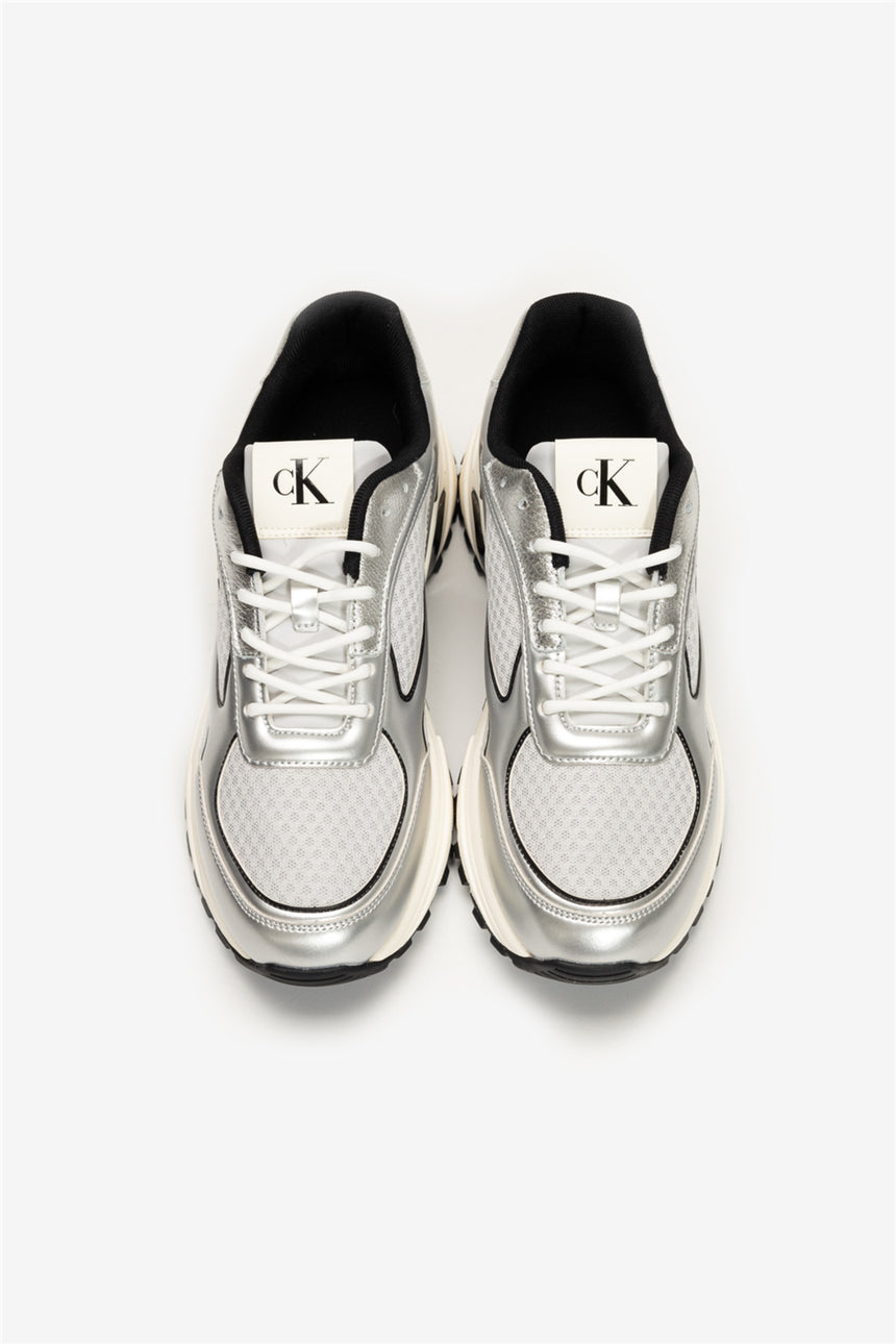 Calvin Klein Erkek HIKE RUNNER LACEUP MESH MIX MET YM0YM01402 - Gri