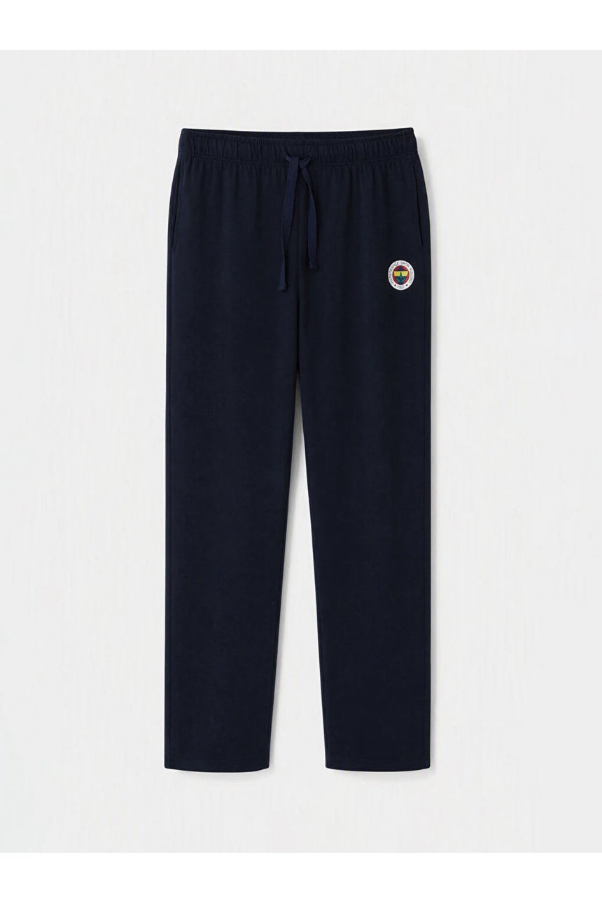 LC Waikiki Erkek Fenerbahçe Baskılı Pijama Takımı W6B463B8 - Açık Lacivert
