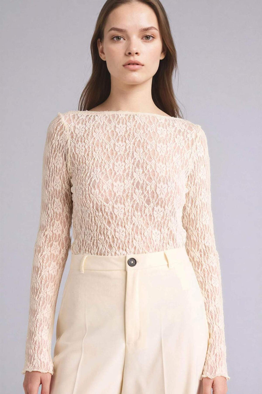 Defacto Kadın Long Sleeve Blouse G9802AX - Ekru