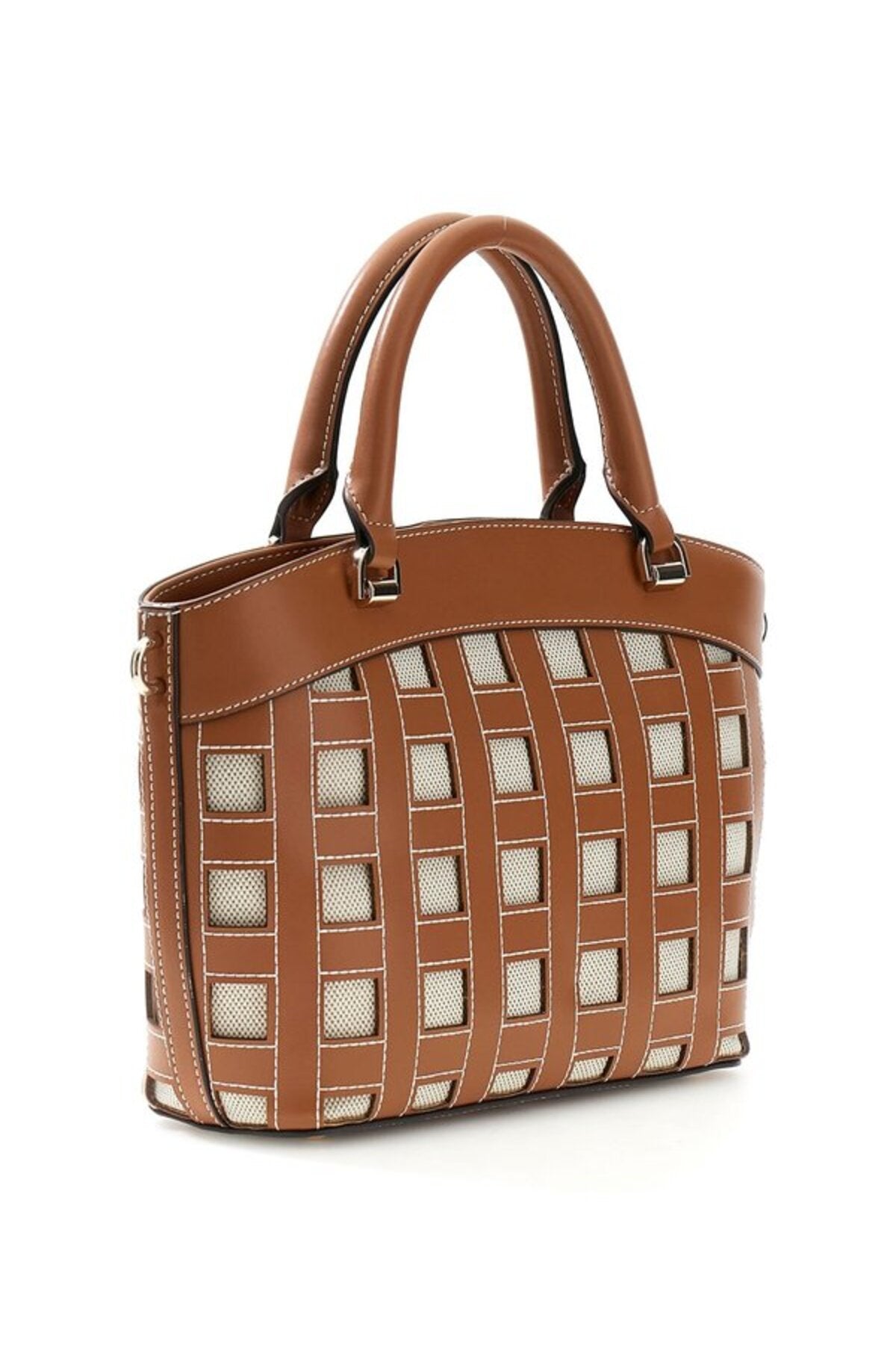 Guess Frankie Girlfriend Kadın Satchel El Çantası HWWG9736050 - Kahverengi