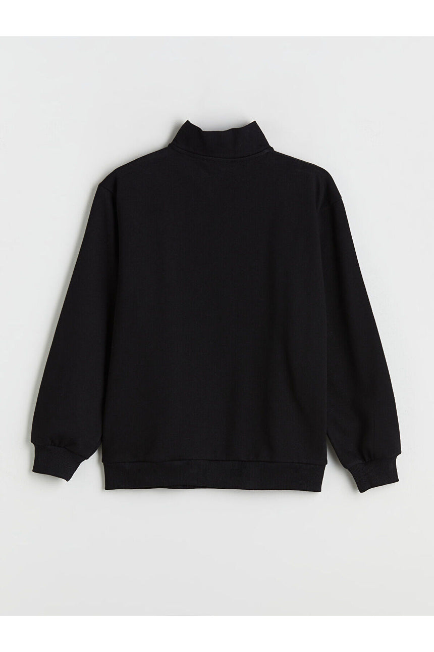 LC Waikiki Kadın Oversize Sweatshirt W5IC30F8 - Siyah