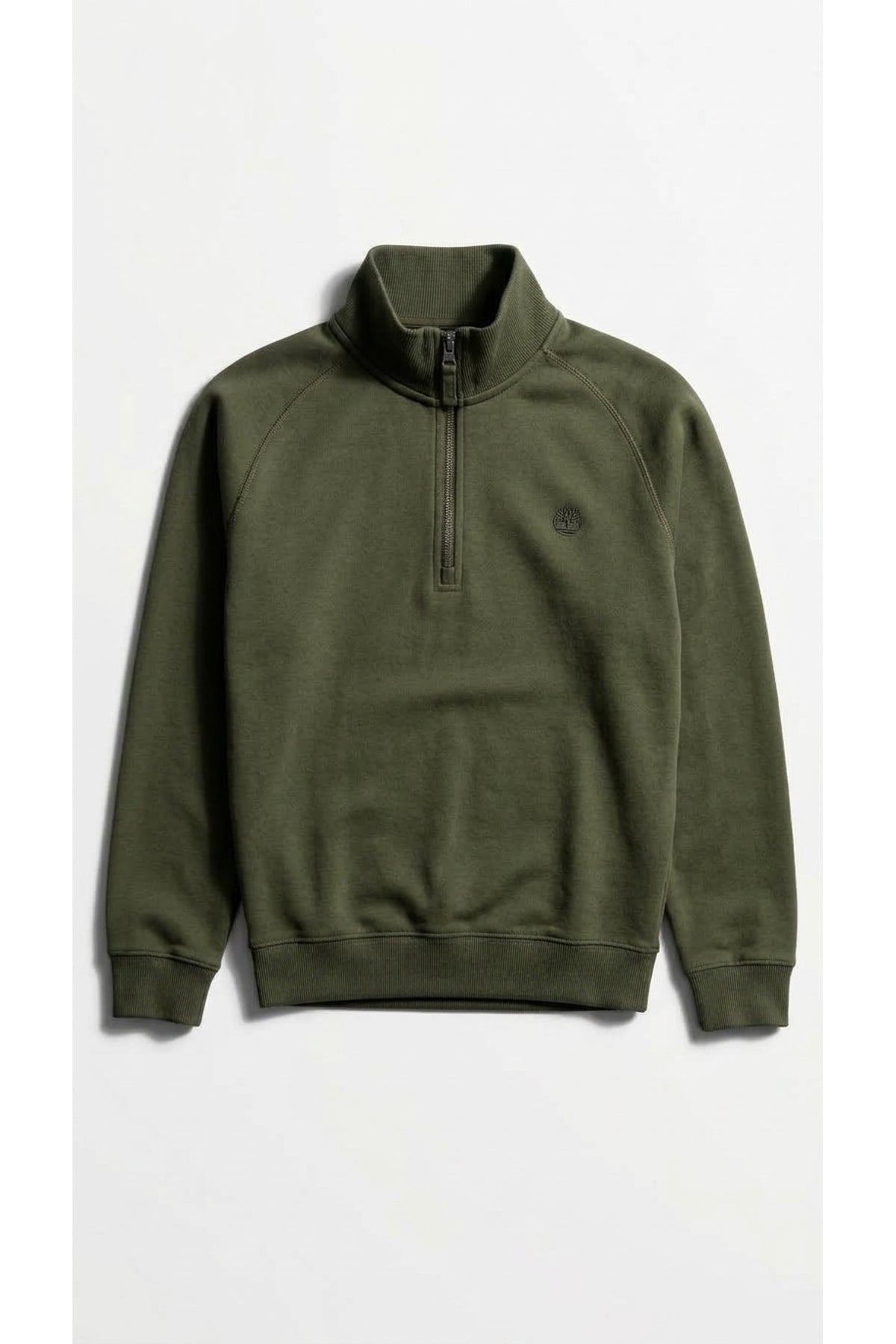 Timberland Erkek Exeter River Yarım Fermuarlı Sweatshirt TBC0YHB9AIE1 - Koyu Haki