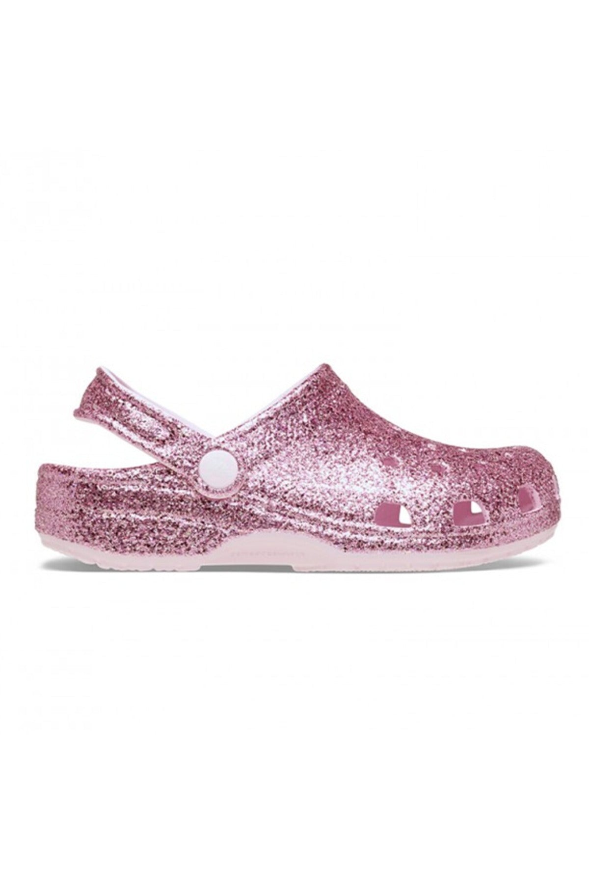 Crocs Classic Chunky Glitter Clog Çocuk Terlik 211940 - Açık Pembe