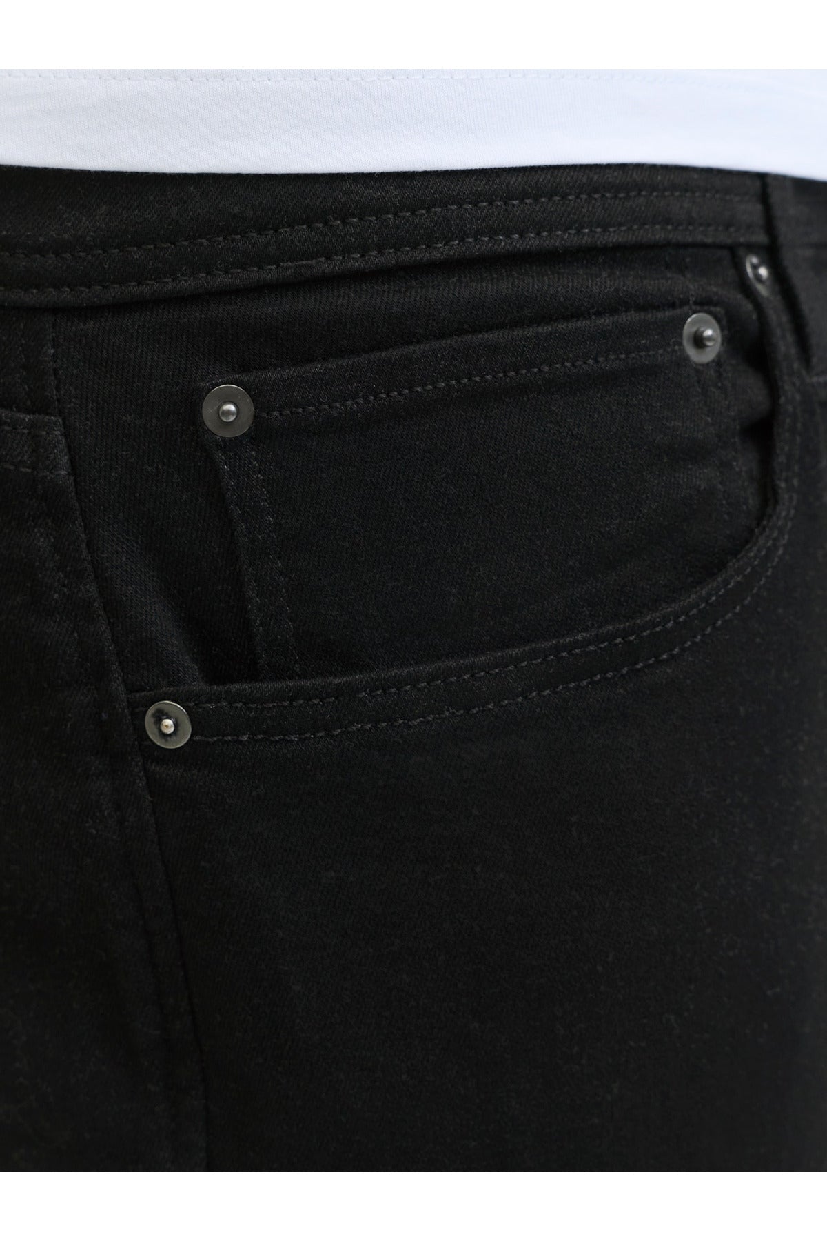 Jack & Jones Glenn Original Erkek Büyük Beden Jean Pantolon 12288380 - Siyah