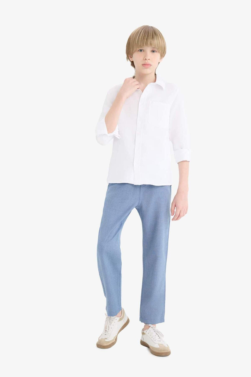 Defacto Çocuk Woven Bottom B7487A8 - Çivit Mavisi