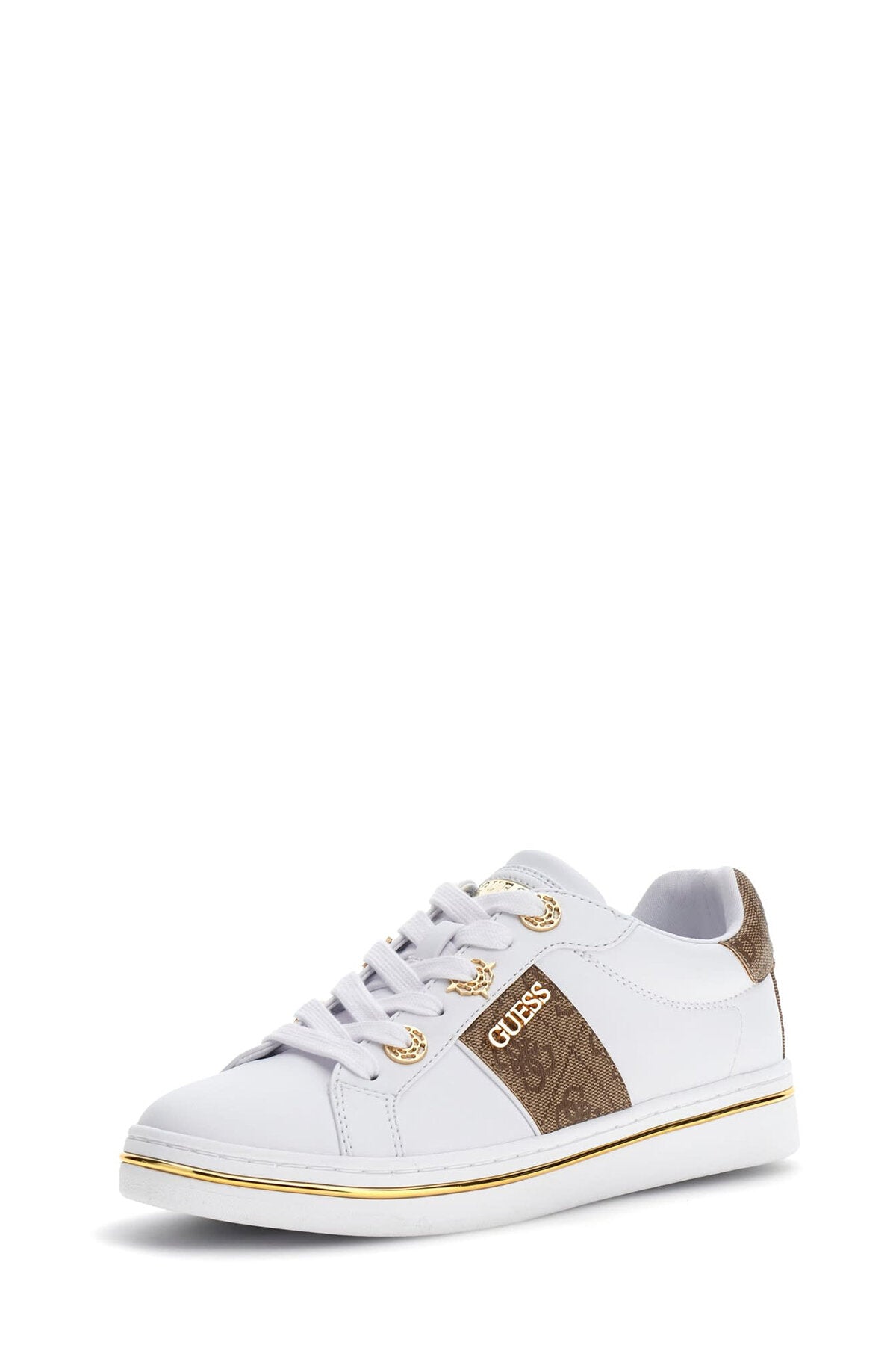Guess Stew Kadın Casual Ayakkabı FLPSTWFAL12 - Bej/Kahverengi