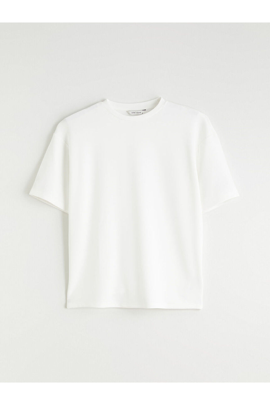 LC Waikiki Erkek Kısa Kollu T-Shirt W5MG46J8 - Ekru