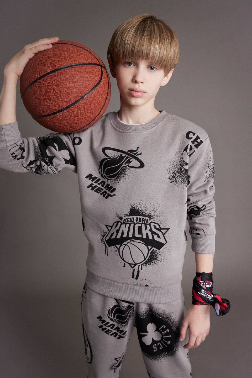 Defacto Çocuk Sweat Shirt Y4130A6 - Gri