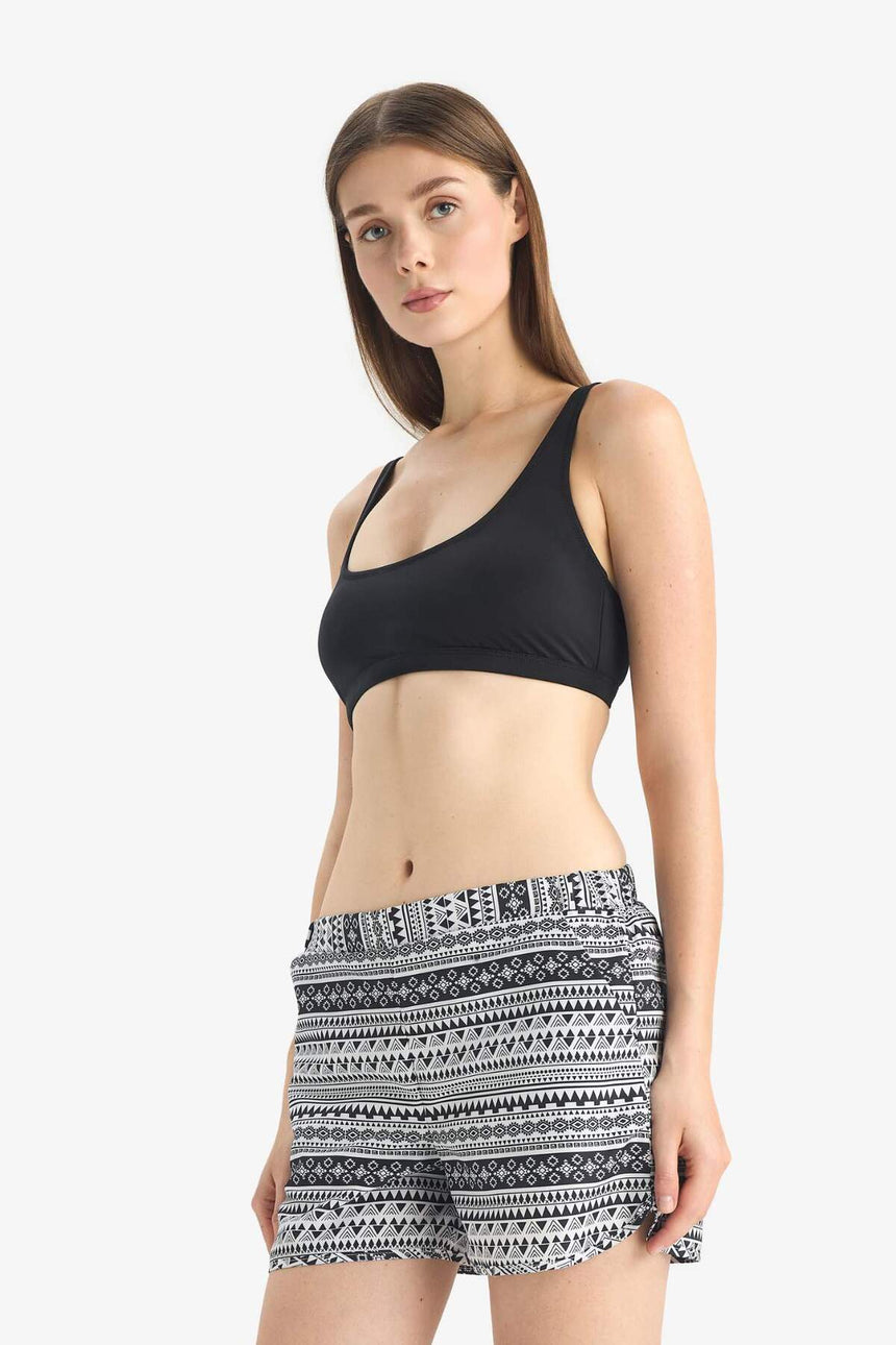 Defacto Kadın Swimming Short T5232Az - Siyah