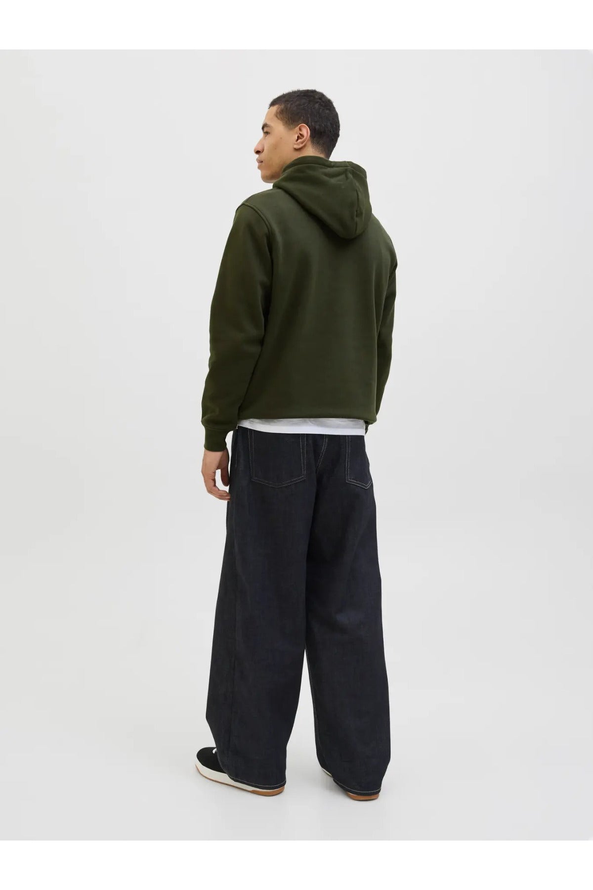 Jack & Jones Erkek Sweatshirt 12278789 - Koyu Yeşil