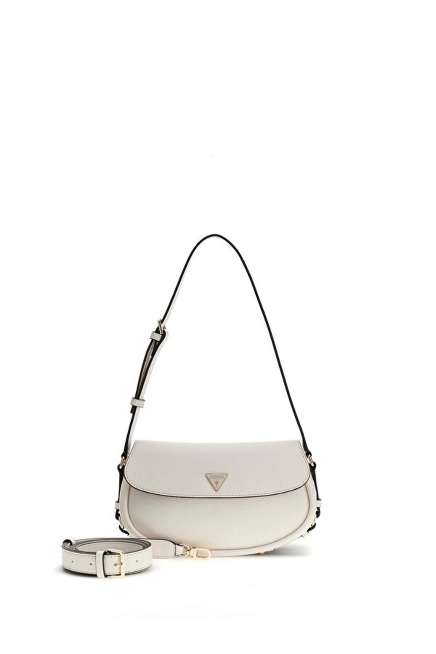 GUESS KADIN DANYA FLAP SHOULDER HWBG9918190 - Kırık Beyaz/ Ekru