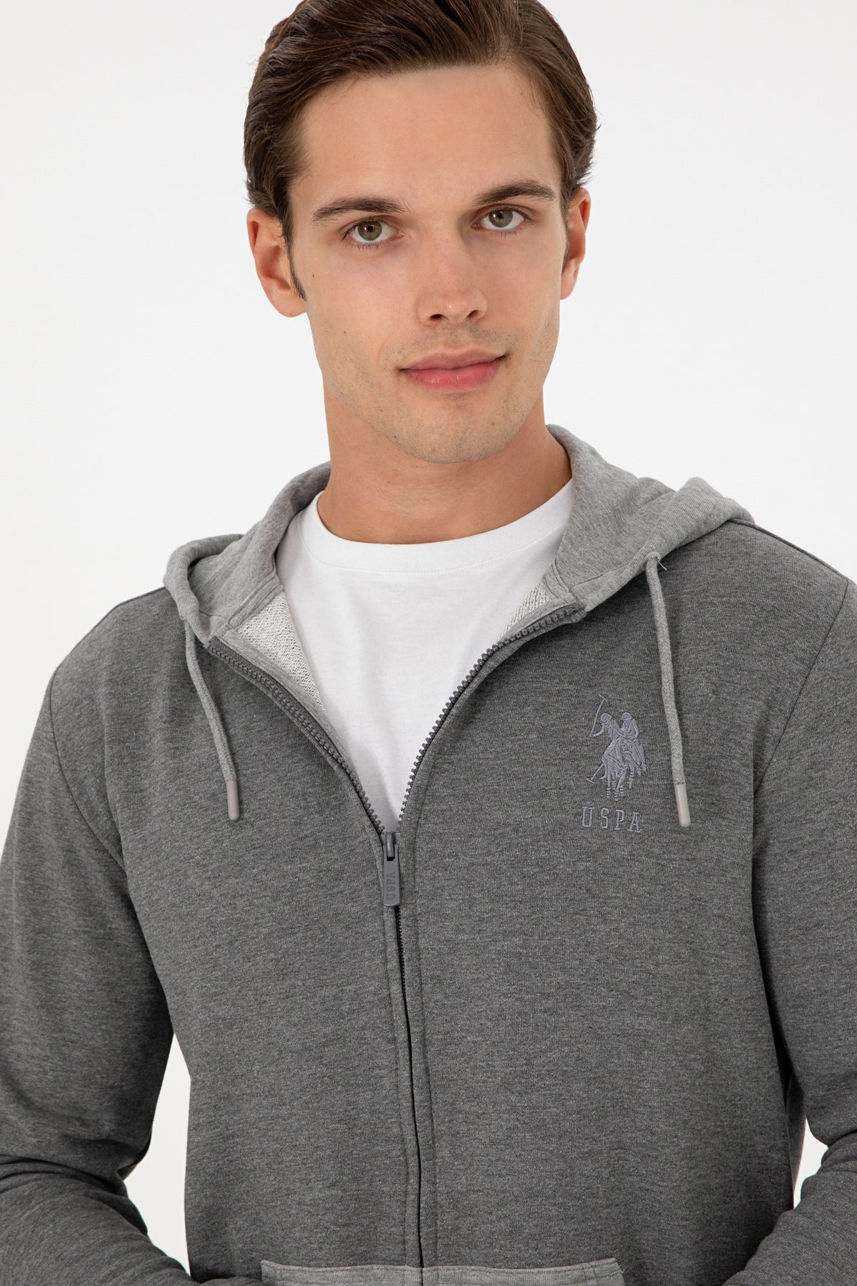 U.S. Polo Assn. Erkek Hırka 1943660 - Antrasit