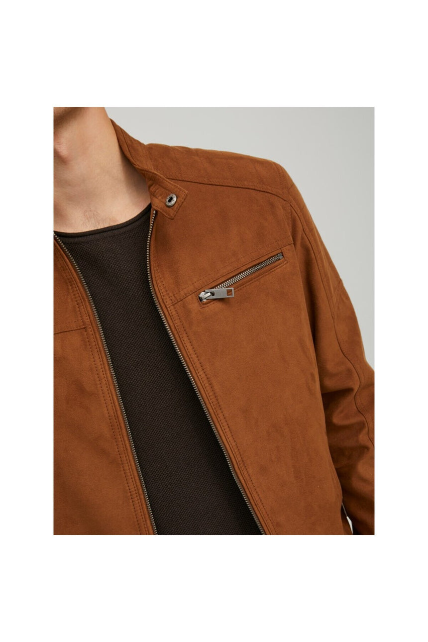 jack&jones erkek jacket 12147218 - Koyu Turuncu